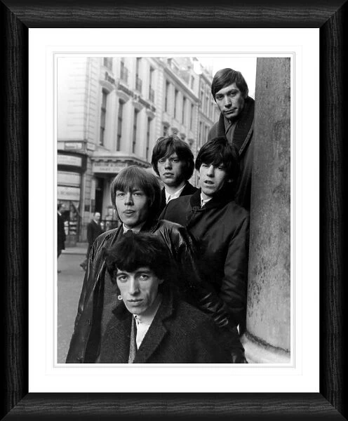 The Rolling Stones London 1964 Framed Portrait Print