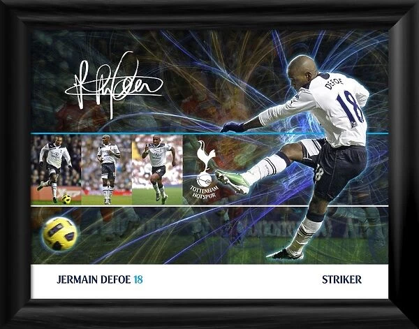 Tottenham Hotspur FC - Jermain Defoe Framed Player Profile