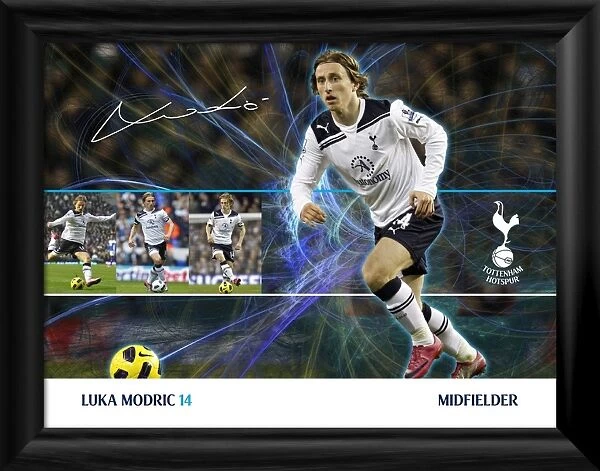 Tottenham Hotspur FC - Luka Modric Framed Player Profile