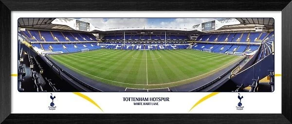 Tottenham Hotspur FC White Hart Lane Empty Day Halfway Framed Panoramic Print