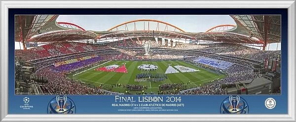 UEFA Champions League Final 2014 Line Up Framed Desktop Panoramic