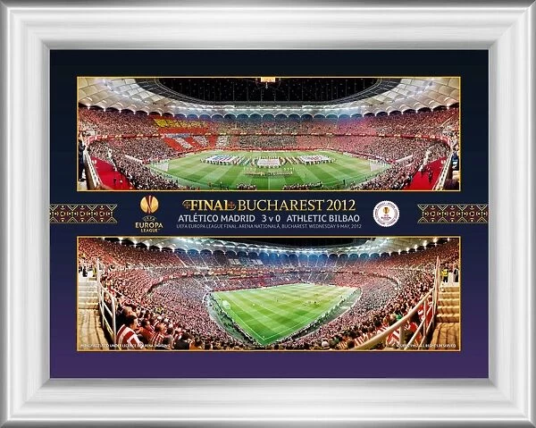 UEFA Europa League Final 2012 at Bucharest Framed Desktop Montage