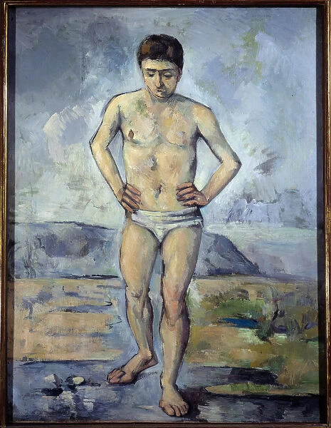 The Bather Painting by Paul Cezanne (1839-1906) 1885 Sun