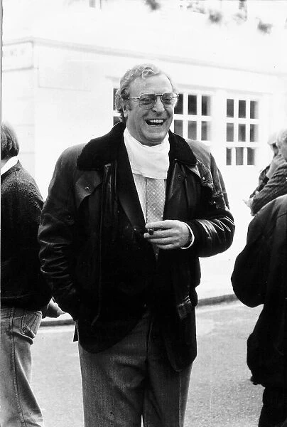 Michael Caine laughed at one of Roger Moores corny card tricks whilst filming Bullseye in