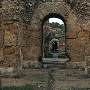 Remains of the baths of Antoninus Pius in Carthage, 2nd century