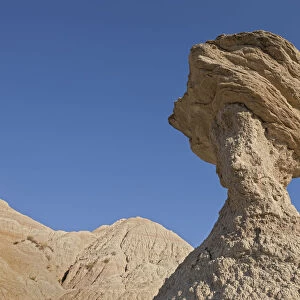 Pedestal rock, Badlands National Park, South Dakota