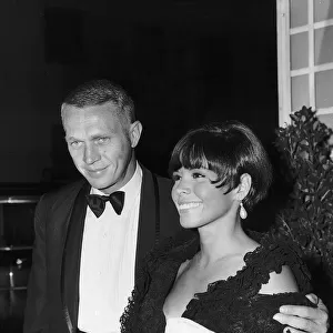 Steve McQueen Actor with his wife